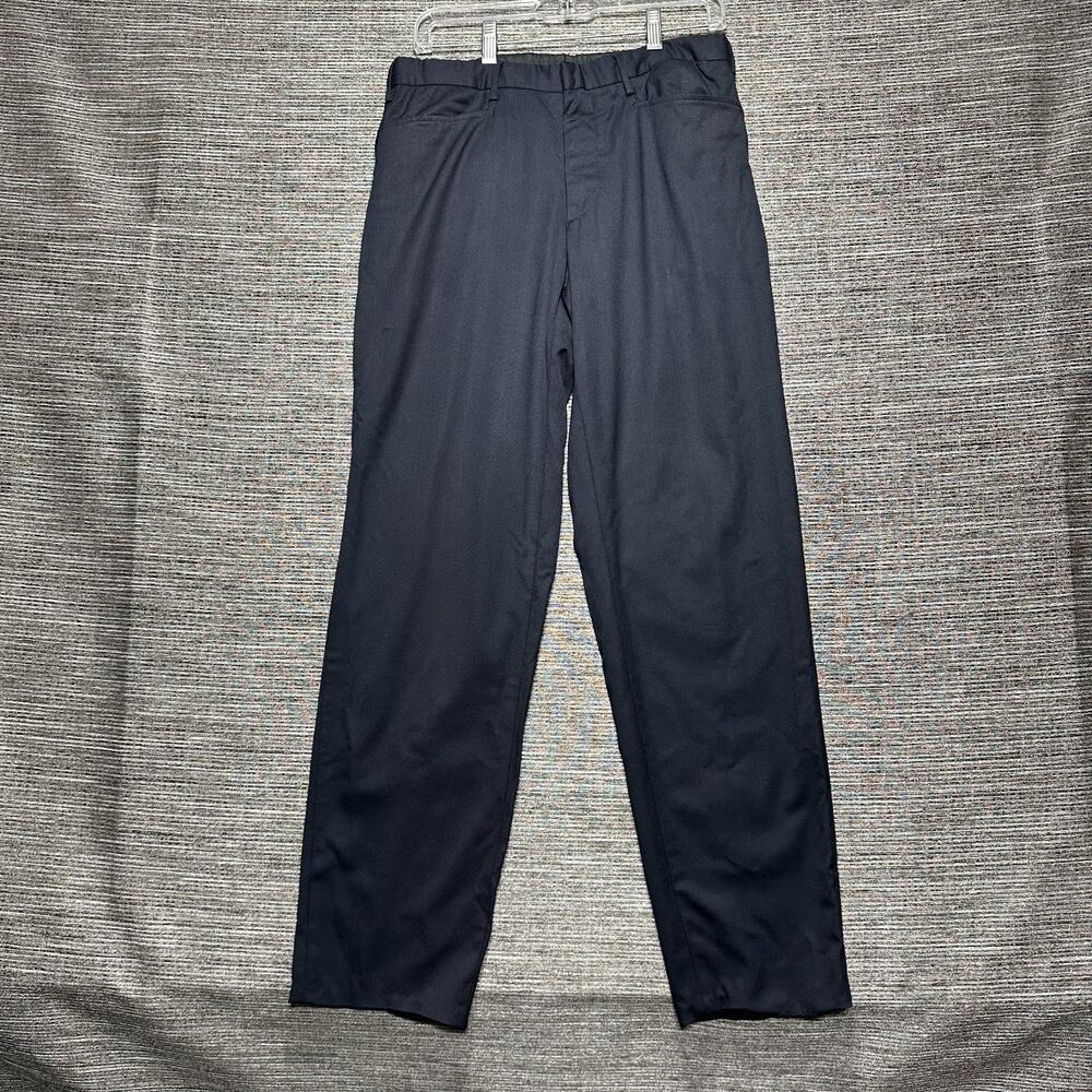 Prada Pants Men's Size 31x31 (48) Blue Made in Italy Virgin Wool Vintage